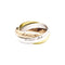Bague 50 Bague Cartier, "Trinity Classique", trois ors. 58 Facettes 35034