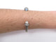Bracelet David Yurman Cable Classic - Bracelet en argent 925 avec calcédoine et diamants 58 Facettes 273830