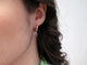 Boucles d'oreilles Poiray Lolita - Boucles d'oreilles créoles en or jaune 18k et grenat 58 Facettes 273807