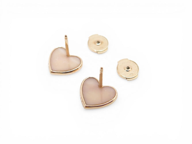 Boucles d'oreilles Poiray L’Attrape Cœur - Boucles d’oreilles en or rose 18k et opale 58 Facettes 273805