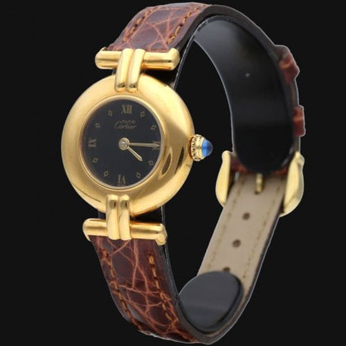 Montre Cartier Montre Colisée Must De Cartier Vermeil 58 Facettes MT45986