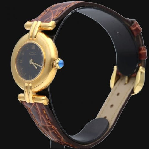 Montre Cartier Montre Colisée Must De Cartier Vermeil 58 Facettes MT45986