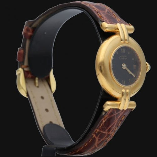 Montre Cartier Montre Colisée Must De Cartier Vermeil 58 Facettes MT45986
