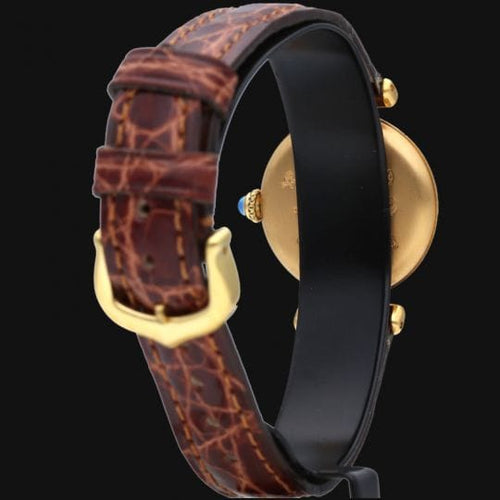 Montre Cartier Montre Colisée Must De Cartier Vermeil 58 Facettes MT45986