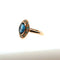 Bague 54 Bague - Topaze bleue et émeraudes en or rose 58 Facettes