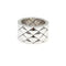 Bague 55 CHANEL Matelassée - Bague bandeau en or blanc 750‰ 58 Facettes 260097R