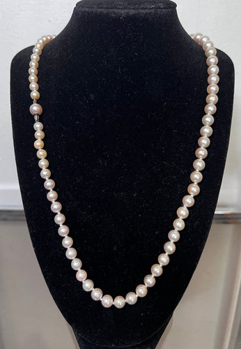 Collier Collier sautoir - 93 perles de culture Akoya en chute, or 18K 58 Facettes 912