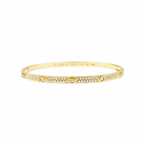 Bracelet Bracelet CARTIER, "Love", or jaune, diamants. 58 Facettes 35502