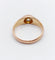 Bague 58.5 Bague jonc antique en or rose 18k avec diamant taille ancienne 58 Facettes A06899