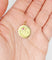 Pendentif Pendentif médaille étoile d'amour en or 18k et rubis 58 Facettes A06867