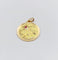 Pendentif Pendentif médaille étoile d'amour en or 18k et rubis 58 Facettes A06867
