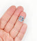 Bague 47 Bague Art déco en platine avec aigue-marine 4,50 ct et diamants 58 Facettes A06879