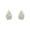 Boucles d'oreilles Boucles d'oreilles feuilles à diamants en or blanc 18 ct 58 Facettes 31914