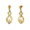 Boucles d'oreilles Boucles d’oreilles pendantes - Or jaune 18 ct, saphirs et diamants 58 Facettes 40862