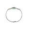 Bracelet Bracelet en or blanc 18 ct avec émeraudes et diamants 58 Facettes 41153