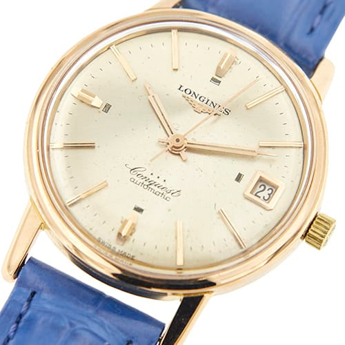 Montre Longines Conquest Automatic - Montre automatique en or rose 18 ct 35 mm 58 Facettes 38331