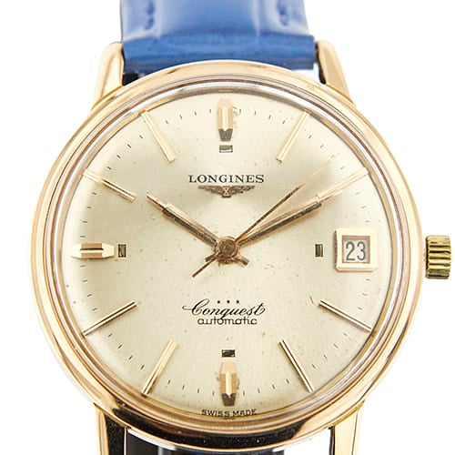 Montre Longines Conquest Automatic - Montre automatique en or rose 18 ct 35 mm 58 Facettes 38331