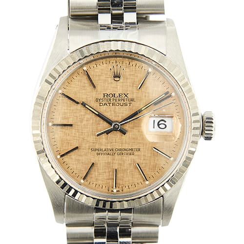 Montre Rolex Datejust - Montre automatique en acier et or blanc 18 ct, 36 mm 58 Facettes 33854
