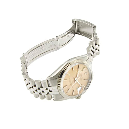 Montre Rolex Datejust - Montre automatique en acier et or blanc 18 ct, 36 mm 58 Facettes 33854