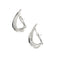 Boucles d'oreilles Boucles d’oreilles à voile en or blanc 18 ct et diamants 58 Facettes 37254
