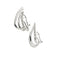 Boucles d'oreilles Boucles d’oreilles à voile en or blanc 18 ct et diamants 58 Facettes 37254