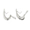 Boucles d'oreilles Boucles d’oreilles à voile en or blanc 18 ct et diamants 58 Facettes 37254