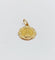 Pendentif Médaille religieuse - Pendentif Vierge et Sainte Rita da Cascia en or jaune 18k 58 Facettes A06893