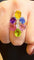 Bague 61 Bague en or jaune 18 carats sertie d’un diamant et de saphirs 58 Facettes