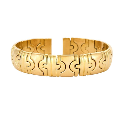 Bracelet Bracelet jonc ouvert en or jaune 18k 58 Facettes RAM2844