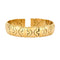 Bracelet Bracelet jonc ouvert en or jaune 18k 58 Facettes RAM2844