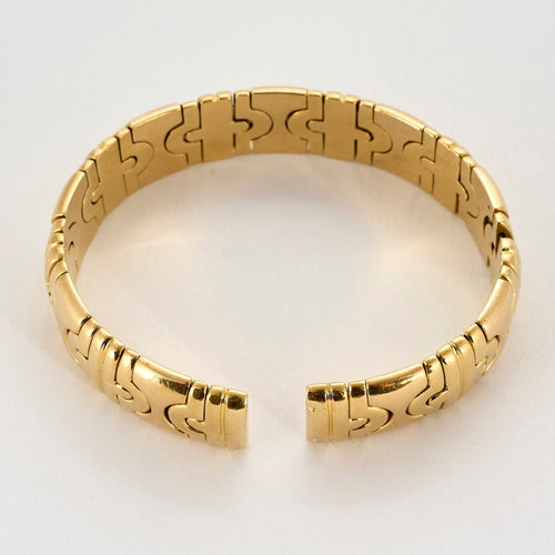Bracelet Bracelet jonc ouvert en or jaune 18k 58 Facettes RAM2844