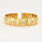Bracelet Bracelet jonc ouvert en or jaune 18k 58 Facettes RAM2844