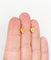 Boucles d'oreilles Boucles d’oreilles dormeuses antiques en or rose 18k cœur 58 Facettes A06903