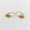 Boucles d'oreilles Boucles d’oreilles dormeuses antiques en or rose 18k cœur 58 Facettes A06903
