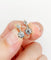 Boucles d'oreilles Dormeuses antiques - Boucles d'oreilles en or 18k et platine, diamants 0,90 ct 58 Facettes A06906