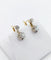 Boucles d'oreilles Dormeuses antiques - Boucles d'oreilles en or 18k et platine, diamants 0,90 ct 58 Facettes A06906