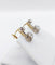 Boucles d'oreilles Dormeuses antiques - Boucles d'oreilles en or 18k et platine, diamants 0,90 ct 58 Facettes A06906