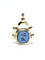 Pendentif Pendentif cachet en or champagne 18 carats et agate 58 Facettes 1733944