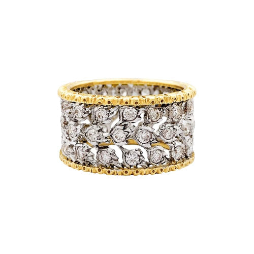 Bague 50 Bague Buccellati, « Éternelle Band », deux ors. 58 Facettes 35495