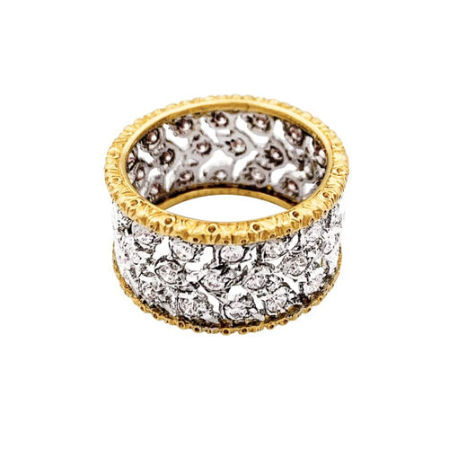 Bague 50 Bague Buccellati, « Éternelle Band », deux ors. 58 Facettes 35495