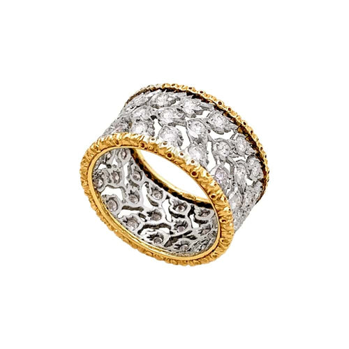 Bague 50 Bague Buccellati, « Éternelle Band », deux ors. 58 Facettes 35495