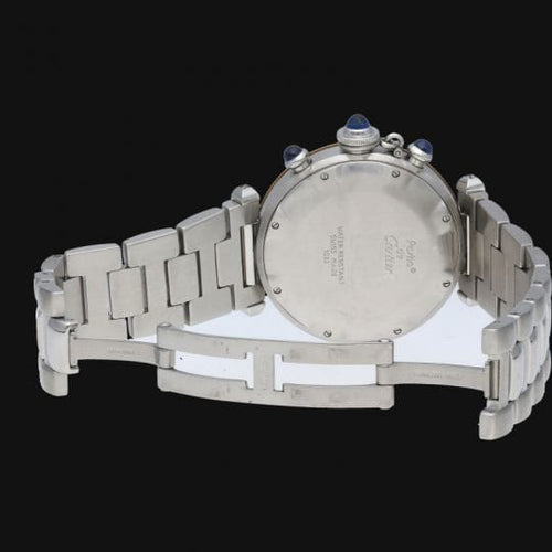 Montre Cartier Pasha - Montre automatique 38 mm en or jaune et acier 58 Facettes MT45780