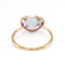 Bague MEIRAT - Bague en or jaune 18K avec aigue-marine milky et diamants 58 Facettes UKA000145CS