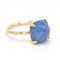 Bague Calcedonia - Bague en or jaune 18K et calcédoine 58 Facettes UKA000149CS
