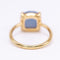 Bague Calcedonia - Bague en or jaune 18K et calcédoine 58 Facettes UKA000149CS