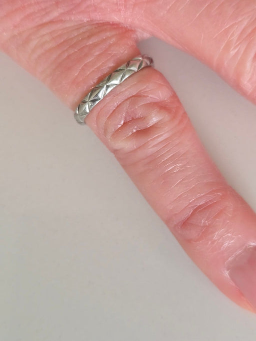 Bague 51 Chanel Coco Crush - Bague band en platine Pt950 58 Facettes 1