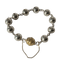 Bracelet Bracelet marseillais articulé en argent et fermoir en or rose 18 carats 58 Facettes Bracelet