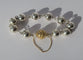 Bracelet Bracelet marseillais articulé en argent et fermoir en or rose 18 carats 58 Facettes Bracelet
