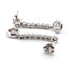 Boucles d'oreilles Boucles d’oreilles en or blanc 18 ct avec diamants 58 Facettes 1823 A SHD 161/25