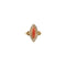 Bague 51 Bague marquise en or jaune 18K avec corail et diamants 58 Facettes REF2394-116